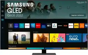 Boulanger Tv qled samsung qe85q80b 2022 reconditionné offre