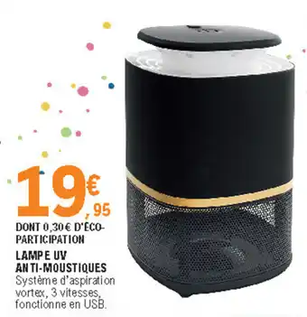 Lampe uv anti-moustiques