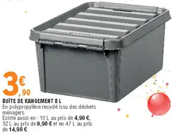 E.Leclerc Boîte de rangement 8 l offre