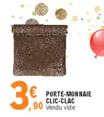 Porte-monnaie clic-clac