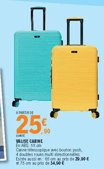 E.Leclerc Valise cabine offre