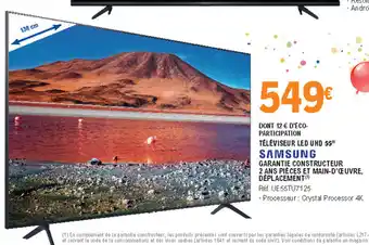 E.Leclerc Téléviseur led uhd 55" offre