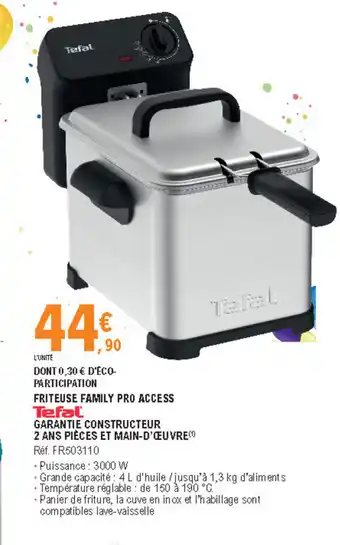 E.Leclerc Friteuse family pro access offre
