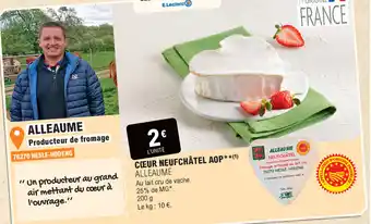 E.Leclerc Cœur neufchâtel aop offre