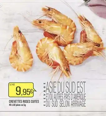 Match Crevettes roses cuites offre