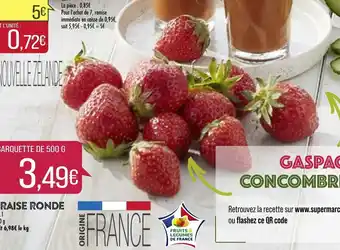 Match Fraise ronde offre