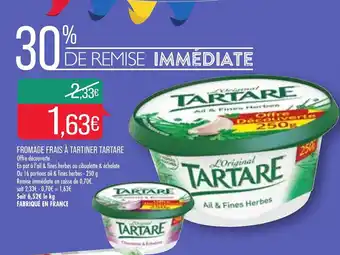 Match Fromage frais à tartiner tartare offre