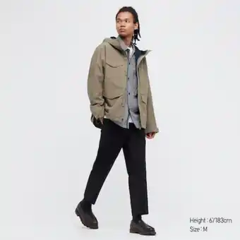 Parka à capuche homme