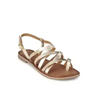 Sandale cuir brenda - dore