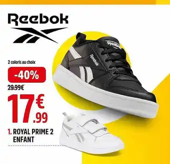 Intersport Royal Prime 2 Enfant Reebok offre