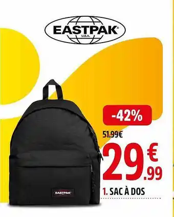 Intersport Sac à Dos Eastpak offre