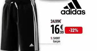 Intersport Short Garçon Adidas offre