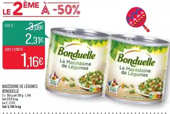 Match Macéfoine de légumes bonduelle offre