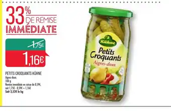 Match Petits croquants kühne offre