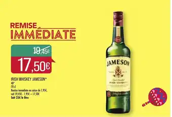 Irish whiskey jameson
