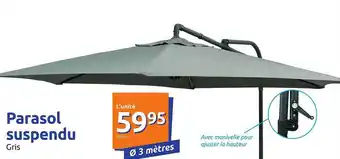 Action Parasol Suspendu offre