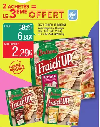 Match Pizza fraich'up buitoni offre
