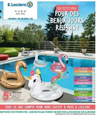 E.Leclerc Bouée conflable offre