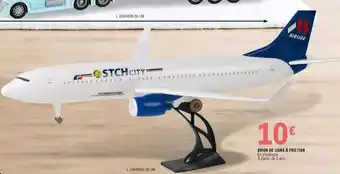 Avion de ligne Ă friction