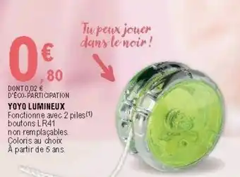 E.Leclerc Yoyo lumineux offre