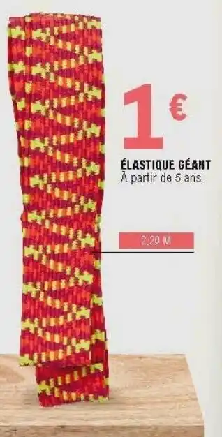 élastique géant