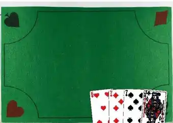 E.Leclerc Tapis de jeu de cartes offre