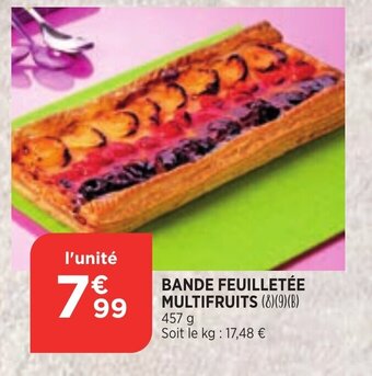 Bande feuilletée multifruits