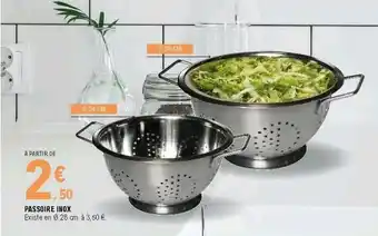 E.Leclerc Passoire inox offre