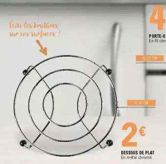 E.Leclerc Dessous de plat offre