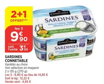 Bi1 Sardines connetable offre