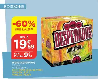 Bi1 Bière desperados offre