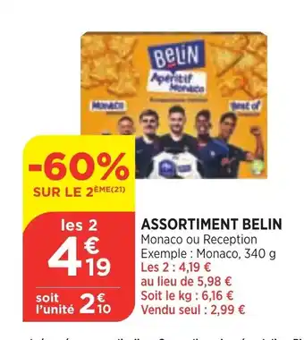 Bi1 Assortiment belin offre