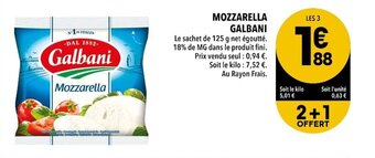 Supeco Mozzarella galbani offre