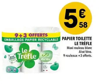 Supeco Papier toilette le trèfle offre