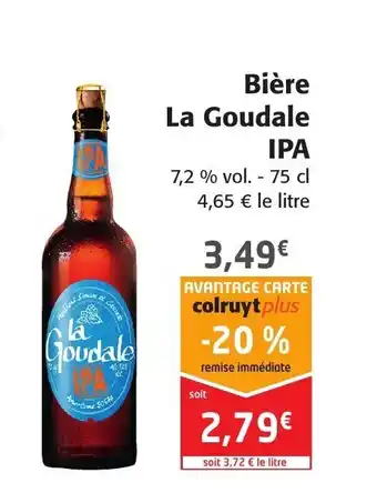 Colruyt Bière le goudale IPA offre