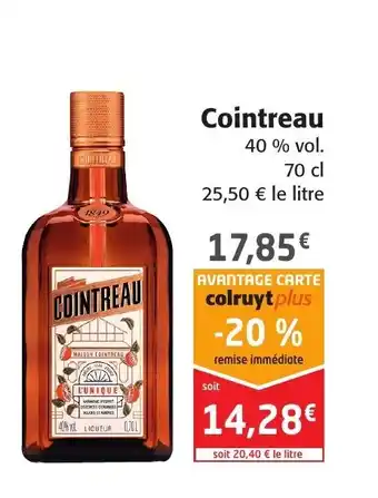 Colruyt Cointreau offre