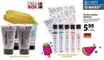 Lidl Set de création peinture offre