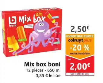 Colruyt Mix box boni offre