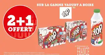 U Express Yoplait bon plan sur la gamme yaourt a boire yop offre