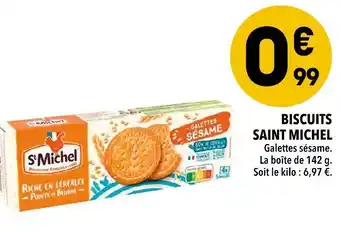 Supeco Saint michel biscuits offre