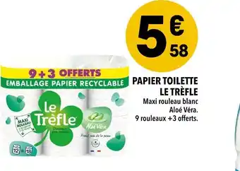 Le trĂšfle papier toilette