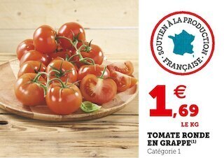 U Express Tomate ronde en grappe offre