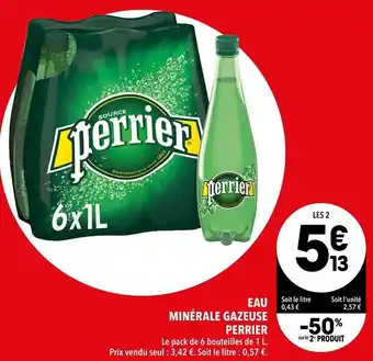 Perrier eau minérale gazeuse