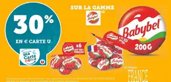 U Express Babybel bon plan sur la gamme de produits babybel offre