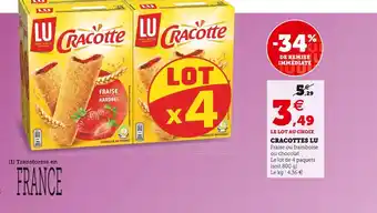 U Express Lu cracottes offre