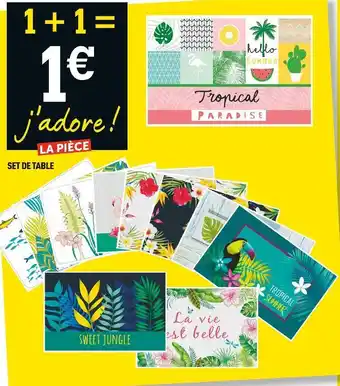 Centrakor Set de table offre