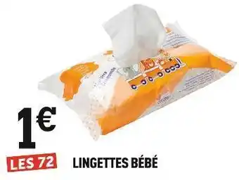 Centrakor Lingettes bébé offre