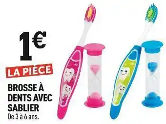 Centrakor Brosse à dents avec sablier offre