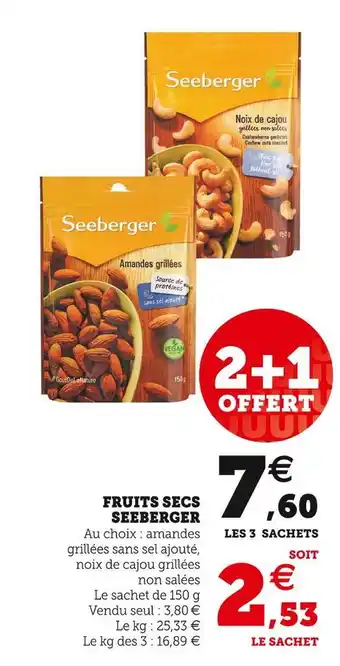 Seeberger fruits secs