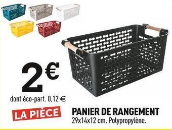 Centrakor Panier de rangement offre